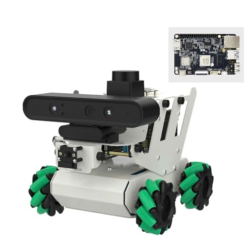 ZIBOXI RDK X3 ROS2 AI Lernroboterauto mit Mecanum Wheel Slam Mapping Navigationsstruktur DIY Elektronikbausatz(Color:Advanced Kit) von ZIBOXI