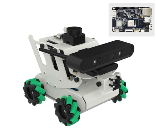 ZIBOXI ROS2 KI-Roboterauto mit Mecanum Wheel Slam Mapping Navigation MultiModel Automation Driving Kit for DIY-Lernprojekte (Size : Advanced Kit) von ZIBOXI