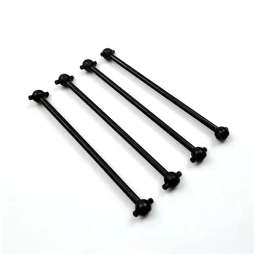 ZIBOXI Rad Axel Joint Cup Dogbone CVD Antriebswelle for 1/14 WLtoys 144001 RC Fernbedienung Auto Ersatzteile(Dogbone 4PCS Black) von ZIBOXI
