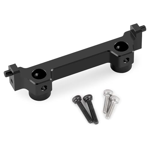 ZIBOXI Servo Halterung Hex Adapter Diff Tasse Vorne Hinten CVD Universal Halterung for 1/18 HPI Venture HILUX Upgrade Teile(Bracket-Black) von ZIBOXI