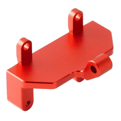 ZIBOXI Servo Halterung Hex Adapter Diff Tasse Vorne Hinten CVD Universal Halterung for 1/18 HPI Venture HILUX Upgrade Teile(Servo Mount-Red) von ZIBOXI