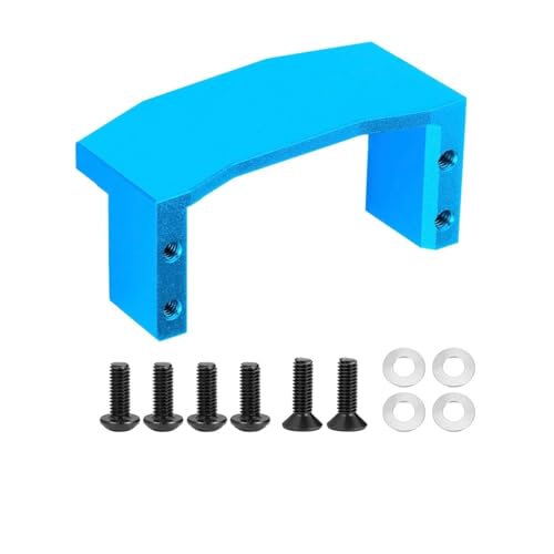ZIBOXI Stoßdämpfer CVD Antriebswelle Batterie Montage Platte Suspension Arm for 1/10 Tamiya TT02 Volle Set Upgrade Teile(Servo Mount-Blue) von ZIBOXI