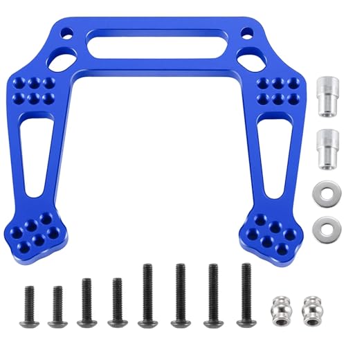 ZIBOXI Suspension Swing Arm Adapter Achsschenkel Linkage Kit CVD for Slash 2WD Short Course Truck 1/10 RC Auto Teile(Front Shock Mount) von ZIBOXI