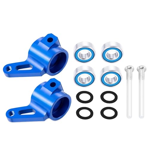ZIBOXI Suspension Swing Arm Adapter Achsschenkel Linkage Kit CVD for Slash 2WD Short Course Truck 1/10 RC Auto Teile(Steering Knuckles) von ZIBOXI