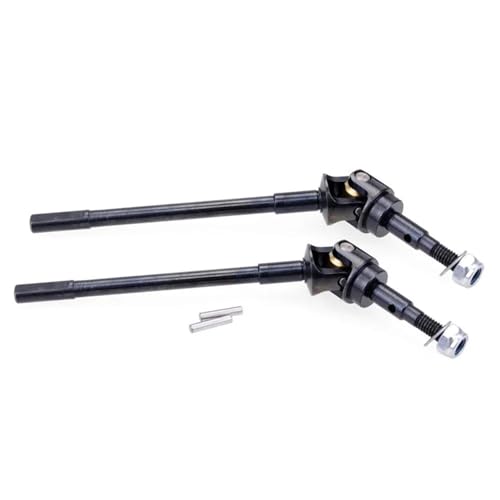 ZIBOXI Universal Vorne Hinterachse CVD Antriebswelle for 1/10 AXIAL SCX10 II 90046 90047 RC Auto Ersatz Upgrade Teile(Front CVD 2pcs) von ZIBOXI