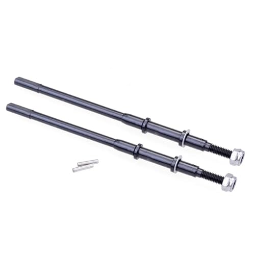 ZIBOXI Universal Vorne Hinterachse CVD Antriebswelle for 1/10 AXIAL SCX10 II 90046 90047 RC Auto Ersatz Upgrade Teile(Rear CVD 2pcs) von ZIBOXI