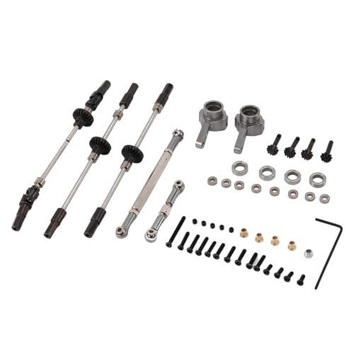 ZIBOXI Upgrade Gear Bridge Achsgetriebe Passend for WPL B14 B24 C14 C24 C34 C44 B16 B36 JJRC Q60 1/16 RC Auto Ersatzteile, 6X6 von ZIBOXI