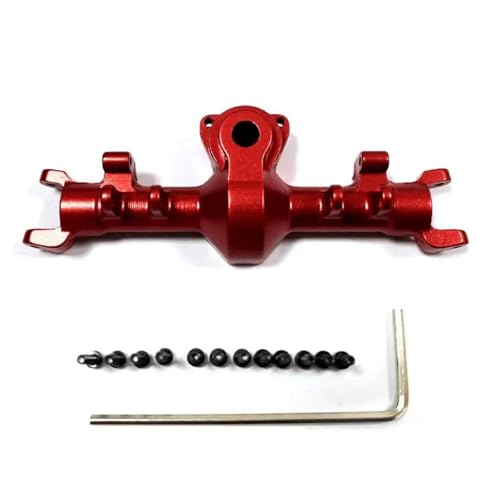 ZIBOXI Upgrade-Teile for Vorder- und Hinterachsgehäuse for 1/24 RC Crawler Axial SCX24 RC-Upgrade-Teile(Red Front) von ZIBOXI