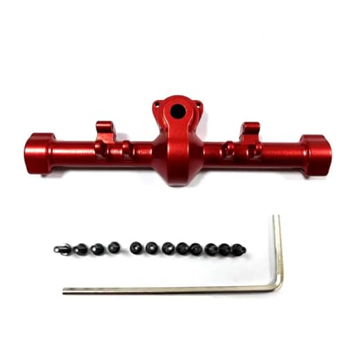 ZIBOXI Upgrade-Teile for Vorder- und Hinterachsgehäuse for 1/24 RC Crawler Axial SCX24 RC-Upgrade-Teile(Red Rear) von ZIBOXI