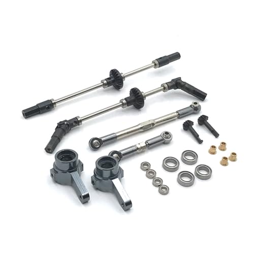 ZIBOXI Upgrade-Zahnradbrücke Achsgetriebe passend for WPL B14 B24 C14 C24 C34 C44 B16 B36 1/16 RC Auto Ersatzteile Zubehör, 4WD von ZIBOXI