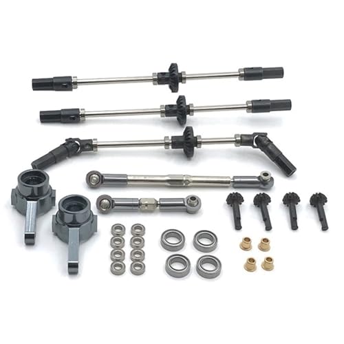 ZIBOXI Upgrade-Zahnradbrücke Achsgetriebe passend for WPL B14 B24 C14 C24 C34 C44 B16 B36 1/16 RC Auto Ersatzteile Zubehör, 6WD von ZIBOXI