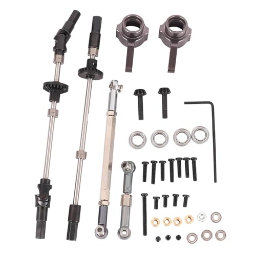 ZIBOXI Upgrade-Zahnradbrücke Achsgetriebe passend for WPL B14 B24 C14 C24 C34 C44 B16 B36 JJRC Q60 1/16 RC Auto-Ersatzteile, 4X4 von ZIBOXI
