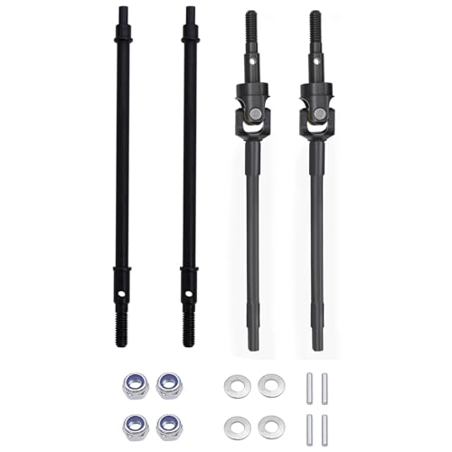 ZIBOXI Vordere CVD-Antriebswelle for 1/10 Axial SCX10 I Gerade Vorderachse RC Crawler Auto Ersatz Upgrade Teile(Blue) von ZIBOXI