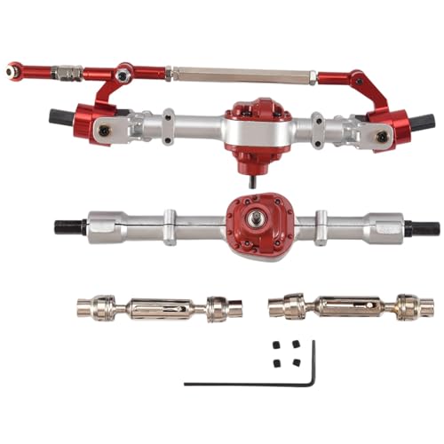 ZIBOXI Vordere Hintere Brückenachse Mit Antriebswelle for MN D90 D91 D96 D99S MN-90 MN99S 1/12 RC Auto Upgrade Teile,2 von ZIBOXI