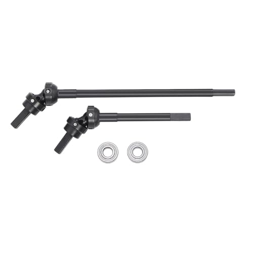ZIBOXI Vordere Konstantgeschwindigkeits-Antriebswelle, 3-teilige CVD-Antriebswelle for 1/10 RC Crawler Car SCX10 III Portalachse, Upgrade-Teile von ZIBOXI