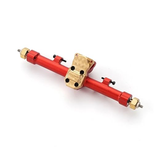 ZIBOXI Vordere und hintere Portalachse for Axial 1/24 SCX24 90081 AXl00002 Remote Car Upgrade Parts(Red Rear) von ZIBOXI
