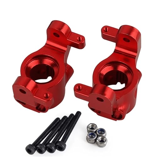 ZIBOXI Vorne Hinten AR14B Achse Gehäuse CVD Antriebswelle Achsschenkel for 1/10 RC Rock Bouncer Axial RBX10 Ryft Auto Upgrade Teile(C Hub-RD) von ZIBOXI
