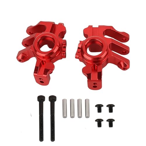 ZIBOXI Vorne Hinten AR14B Achse Gehäuse CVD Antriebswelle Achsschenkel for 1/10 RC Rock Bouncer Axial RBX10 Ryft Auto Upgrade Teile(Steering Knuckle-RD) von ZIBOXI