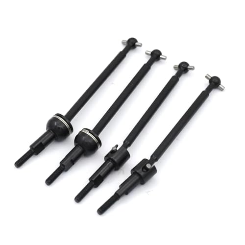 ZIBOXI Vorne Hinten Antriebswelle CVD Antriebswelle Dogbone Fit for Rlaarlo AM-X12 AM-D12 1/12 RC Auto Upgrade Teile Zubehör(Front and Rear AM-X1) von ZIBOXI