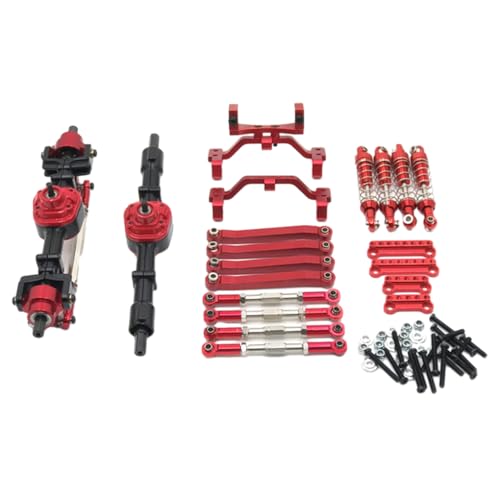 ZIBOXI Vorne Hinterachse Chassis Link Stange Zugstange Montieren Stoßdämpfer Fit for MN D90 D91 MN98 MN99S 1/12 RC Auto Upgrade Teile(White) von ZIBOXI