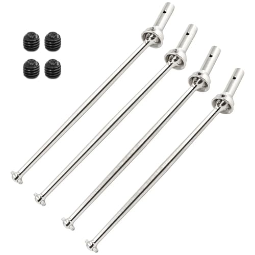 ZIBOXI for ARRMA 1/7 FIRETEAM ARA 106048 1/8 Talion 6S 45# CVD Vorne und Hinten Antriebswelle Upgrade(Argent) von ZIBOXI