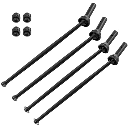 ZIBOXI for ARRMA 1/7 FIRETEAM ARA 106048 1/8 Talion 6S 45# CVD Vorne und Hinten Antriebswelle Upgrade(Black) von ZIBOXI