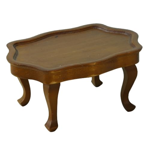 ZIDDAR 1/12 Miniatur Vintage Couchtisch Holzseite Für Puppenhäuser Dekoration Und Kleine Lebensmittel Und Getränke Aufzeigen ZIDDAR 1/12 Miniatur Vintage Couchtisch Holzseite Für Puppenhäuser Dekoration Und Kleine Lebensmittel Und Getränke Aufzeigen von ZIDDAR