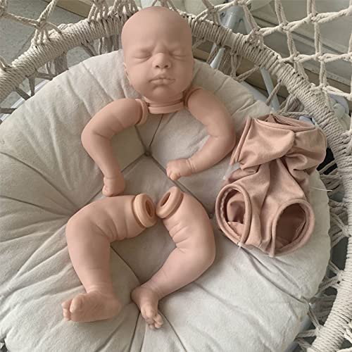 ZIDDAR 21-Zoll Blankgeborene Puppen Unbemalte Babypuppen LIFELISCHE REALISTISCHE SETEL MIT VOLLSTÄNDIGE ERHALTE UND KÖRPER von ZIDDAR