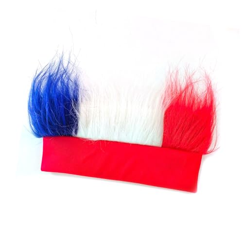 ZIDDAR Bunte Synthetische Perücken Stirnbänder Cosplay Party Haarstück Hair Band Für Bühnenkünstler Und Partys von ZIDDAR
