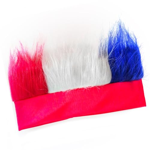 ZIDDAR Bunte Synthetische Perücken Stirnbänder Cosplay Party Haarstück Hair Band Für Bühnenkünstler Und Partys von ZIDDAR