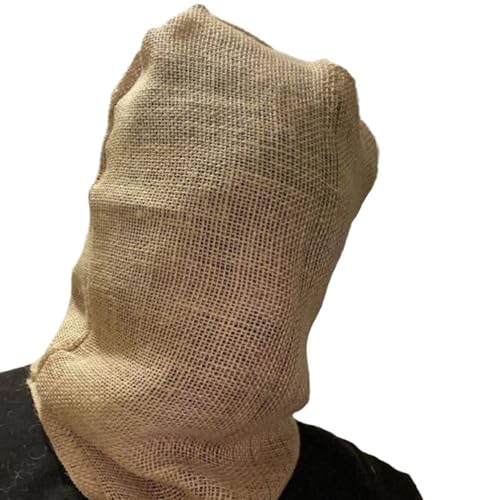 ZIDDAR Gestrickte Mütze Halloween Sackcloth Räuber Kostüm Party Cosplay Räuber Party Hüte von ZIDDAR