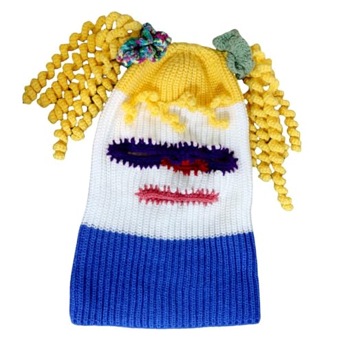 ZIDDAR Neuheit Clown Caps Fun Strickhut Für Halloween Party Musikfestival Acrylhalscover Party Kostüm Requisiten Kopfbedeckung ZIDDAR Neuheit Clown Caps Fun Strickhut Für Halloween Party Musikfestival Acrylhalscover Party Kostüm Requisiten Kopfbedeckung von ZIDDAR