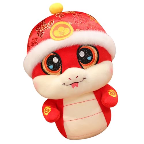 ZIDDAR Neujahr Ornamente Zodiacs Schlange Plüsch Spielzeuggefüllte Tiere Plüsch Spielzeug Plüsch Puppen Schöne Weiche Plüschgeschenk Kinder Kleinkind von ZIDDAR