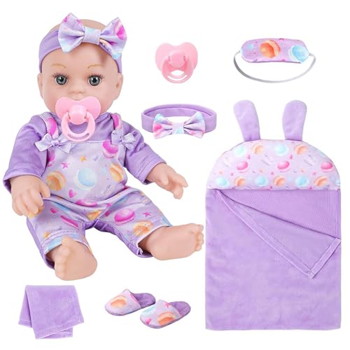ZIDDAR Sammelbare 12 Zoll Vinyls Neugeborene Mädchen Babypuppen Realistische Kindergarten Dekore Vinyls Neugeborene Mädchen Babypuppen von ZIDDAR