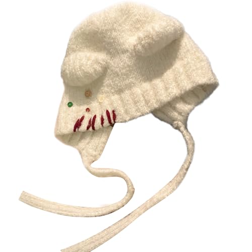 ZIDDAR Übergroßer Bärenhut Mit Ohr Mit Festfarb Ski Pelzhut Cartoon Foto Requisiten Freien Head Wrap Für Halloween von ZIDDAR