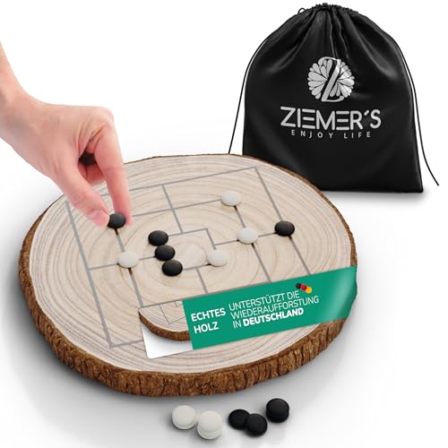 Ziemer's Mühle -Brettspiel für Kinder und Erwachsene- Familienspiel für alle Generationen - Montessori Spielzeug - Brettspiele ab 6 Jahren Ziemer's Mühle -Brettspiel für Kinder und Erwachsene- Familienspiel für alle Generationen - Montessori Spielzeug - Brettspiele ab 6 Jahren von ZIEMER´S ENJOY LIFE