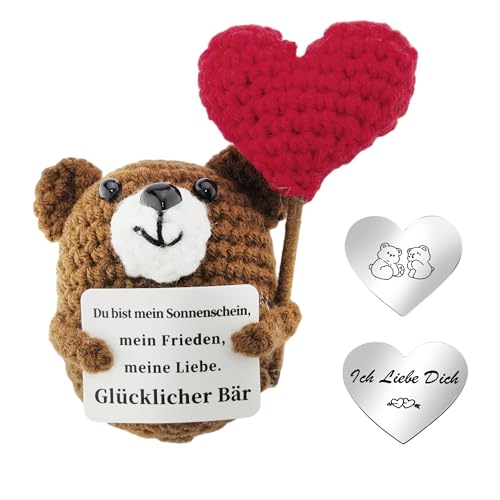 ZIENZENGYA Jahrestag Geschenke für Sie, Ich Liebe Dich Geschenke für Freund, Partner Geschenk für Frauen Männer, Valentinstagsgeschenk für Sie Ihn, Pocket Hug Glücklicher Bär ZIENZENGYA Jahrestag Geschenke für Sie, Ich Liebe Dich Geschenke für Freund, Partner Geschenk für Frauen Männer, Valentinstagsgeschenk für Sie Ihn, Pocket Hug Glücklicher Bär von ZIENZENGYA