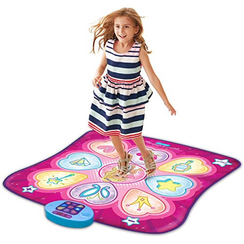 ZIPPY MAT Dance Mat, Electronic Educational Toys for Kids Age 3-12, Musical Dancing Challenge Pad Game with LED Lights, Built in Music, Birthday Party Toys for Girls Boys Families, (SLW9885C) von ZIPPY MAT