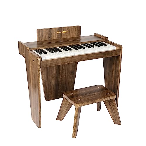 ZIPPY MAT Kinder Klavier Tastatur, 37 Tasten Digitalpiano für Kinder, Musik Lerninstrument Spielzeug, Holzklavier für 3+ Mädchen und Jungen ZIPPY MAT Kinder Klavier Tastatur, 37 Tasten Digitalpiano für Kinder, Musik Lerninstrument Spielzeug, Holzklavier für 3+ Mädchen und Jungen von ZIPPY MAT