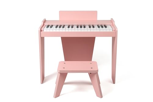 ZIPPY MAT Kinder Klavier Tastatur, 37 Tasten Digitalpiano für Kinder, Musik Lerninstrument Spielzeug, Holzklavier für 3+ Mädchen und Jungen von ZIPPY MAT