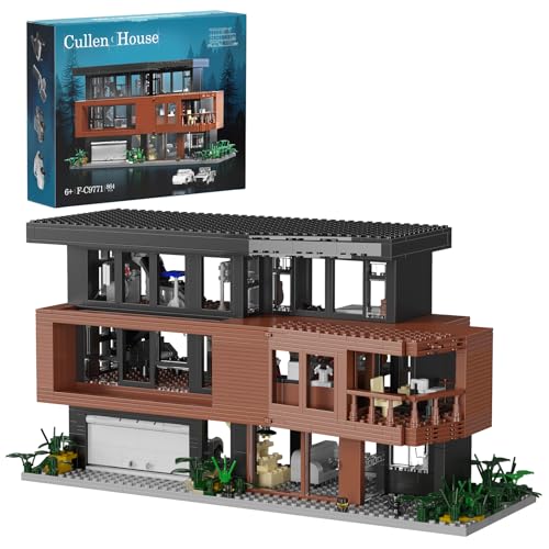 ZIQILIGHTING House Building Set - Architektur Gebäude Spielzeug Merchandise, Geschenkidee für Erwachsene Kinder Freunde ab 6 Jahren Filmfans (864PCS) von ZIQILIGHTING