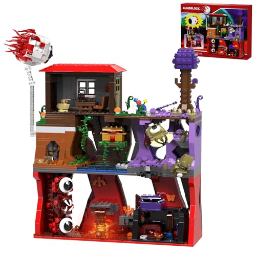 ZIQILIGHTING TER House Bauset mit Licht, Action-Abenteuer-Sandbox-Spielzeug, Sammlergeschenk für Fans, Gamer, Kinder ab 8 Jahren und Erwachsene (1177 Teile) von ZIQILIGHTING
