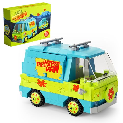 ZIQILIGHTING The Mystery Bausteinset Machine – Scoobies Sammelbares Autospielzeug, Cartoon Fans Geschenkidee für Junge Mädchen ab 6 Jahren (320 Stück) von ZIQILIGHTING