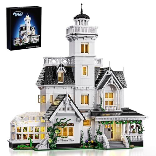 ZIQILIGHTING Übungsset Magisches Haus, wunderschönes viktorianisches Film-Heimspielzeug, komödiantisches Science-Fiction-Sammelgeschenk für Fans, Kinder und Erwachsene ab 14 Jahren (1877 Teile) von ZIQILIGHTING