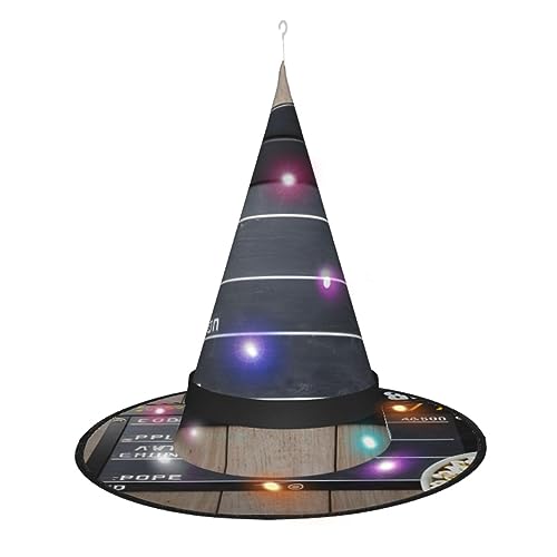 ZISHAK Kinofilm Schindeln und Popcorn Damen Halloween Hexenhut stilvoll und modisch - ideal für Partys und Rollenspiele ZISHAK Kinofilm Schindeln und Popcorn Damen Halloween Hexenhut stilvoll und modisch - ideal für Partys und Rollenspiele von ZISHAK