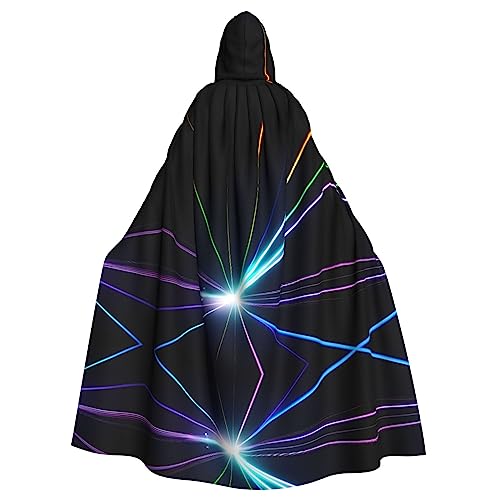 ZISHAK Laserlichter, wunderbarer Party-Dekor-Umhang, Erwachsenen-Kapuzenumhang, perfekt für Rollenspiele und festliche Jahreszeiten ZISHAK Laserlichter, wunderbarer Party-Dekor-Umhang, Erwachsenen-Kapuzenumhang, perfekt für Rollenspiele und festliche Jahreszeiten von ZISHAK