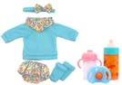 Zita Element Babypuppenkleidung für 35–43 cm große Babypuppen, mit Socken, langärmeligem Oberteil, Stirnband, Dreieckschal, kleinen Shorts, Flüssigkeitsflasche, Schnuller (Puppe nicht im Lieferumfang Zita Element Babypuppenkleidung für 35–43 cm große Babypuppen, mit Socken, langärmeligem Oberteil, Stirnband, Dreieckschal, kleinen Shorts, Flüssigkeitsflasche, Schnuller (Puppe nicht im Lieferumfang von ZITA ELEMENT