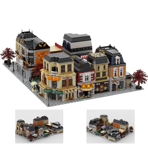 15-in-1 Modulares Viertel mit Haus, städtischen Gebieten und Shop 25533 Teile MOC ab 18 Jahren von ZITIANYOUBUILD