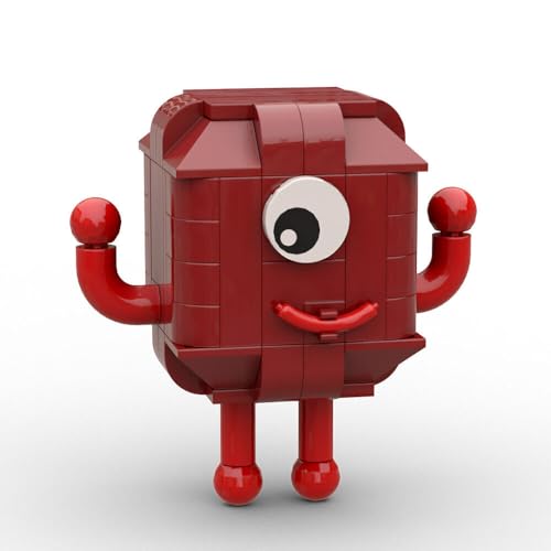 Cube ONE Modell Red Monster 101 Teile aus Cartoon Building Toys Sets & Packs MOC Build for Age 18+ von ZITIANYOUBUILD
