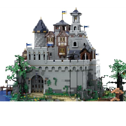 Mittelalterliches Königsschloss mit voll detailliertem Innenraum, 10653 Teile, MOC Build for Age 18+ von ZITIANYOUBUILD